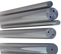 Carburo de tungsteno recto dual del agujero Rod Polished de acero 3.2m m a 20.2m m