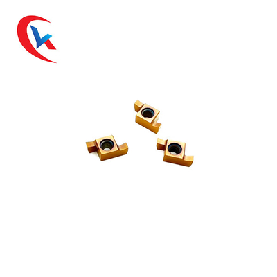 El acanalar de bronce del carburo de la capa de GER-C inserta la anchura de ranura 1.0-3.0m m para las máquinas del CNC