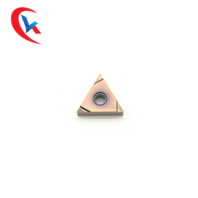 Máquina del cerametal de la cabeza de TNGG160401 R-S Triangular Lathe Blade que afianza los partes movibles del carburo con abrazadera de tungsteno de la cuchilla
