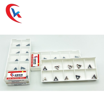 Partes movibles del carburo de tungsteno del ángulo de filo de TPGH090202L-S 60° para trabajar a máquina