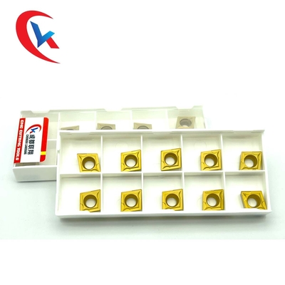 El carburo de tungsteno CCMT09T304 inserta la capa química para las piezas de acero