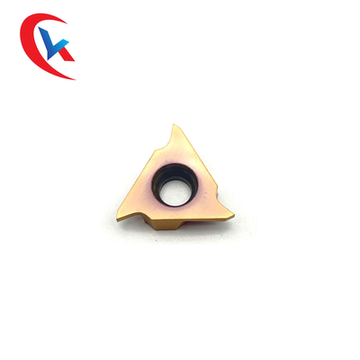 Comprobación de bronce GBA43R100 que cubre tres filos que cortan y que ranuran el carburo de la herramienta que acanala los partes movibles