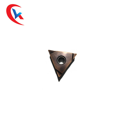 El carburo de tungsteno triangular del CNC inserta el acabamiento con el agujero cilíndrico