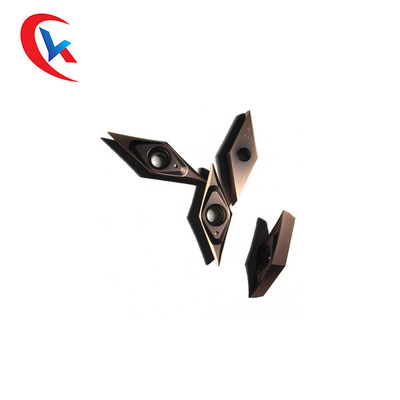 Lleve - el carburo de torneado resistente de los partes movibles VCGT110302ML del carburo de tungsteno del CNC que acanala los partes movibles