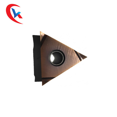 Máquina del cerametal de la cabeza de TNGG160401 R-S Triangular Lathe Blade que afianza los partes movibles del carburo con abrazadera de tungsteno de la cuchilla