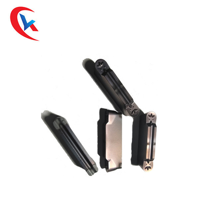 Acanalar el carburo de la capa del CVD del PVC de la serie 92 HRA del parte movible MRMN del carburo del CNC que acanala los partes movibles
