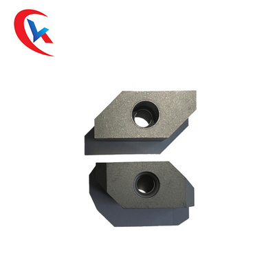 La herramienta de corte de acero del carburo de tungsteno del CNC del espacio en blanco inserta color negro