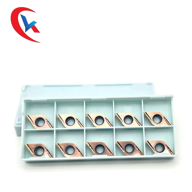 La herramienta del torno del carburo del taladro de Cermeted inserta los partes movibles móviles del carburo de tungsteno de la cuchilla del cerametal de la máquina de la capa del CVD