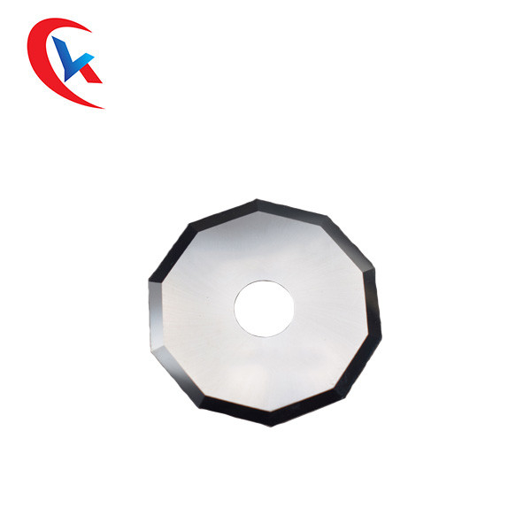 Carburo alrededor de las cuchillas circulares de la cortadora 89 HRC para cortar las cuchillas circulares de la cortadora de la tela de papel